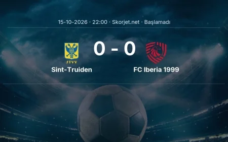 Sint-Truiden - FC Iberia 1999 maçı ne zaman, saat kaçta? | Avrupa Konferans Ligi