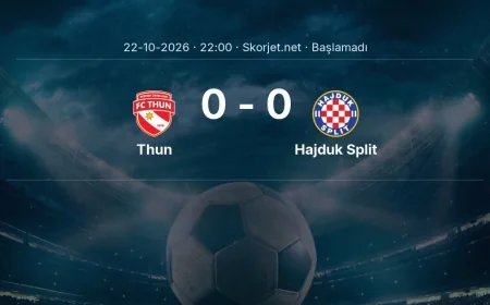 Thun - Hajduk Split muhtemel ilk 11'ler | Avrupa Konferans Ligi
