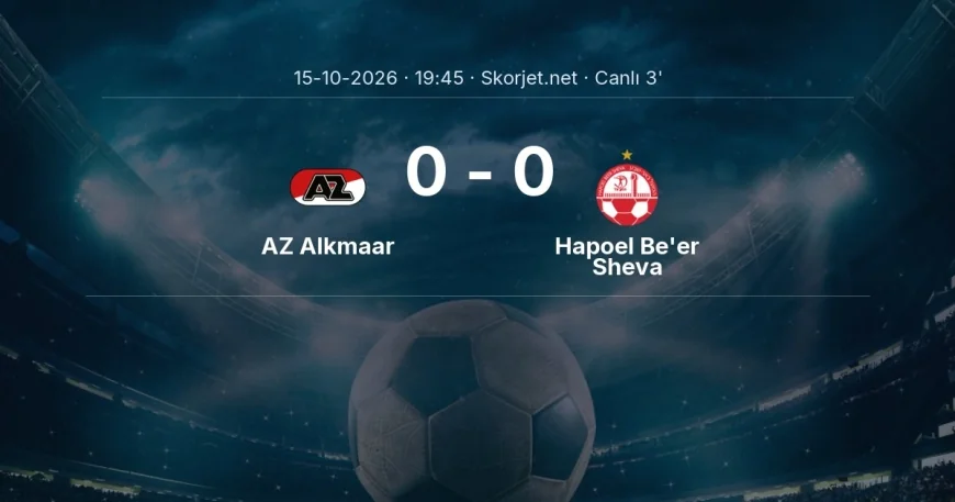 AZ Alkmaar - Hapoel Be'er Sheva maçı başladı | Avrupa Ligi