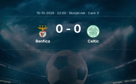 Benfica - Celtic maçı başladı | Avrupa Ligi