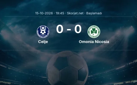 Celje - Omonia Nicosia maçı ne zaman, saat kaçta? | Avrupa Ligi