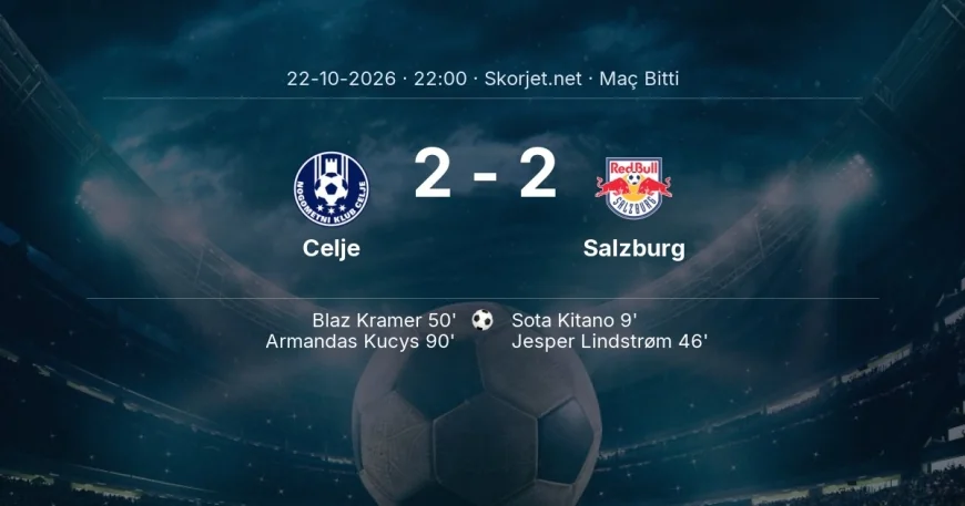 Avrupa Ligi | Celje 2-2 Salzburg sonucu
