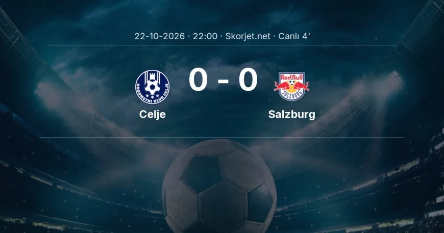 Avrupa Ligi: Celje - Salzburg maçı başladı