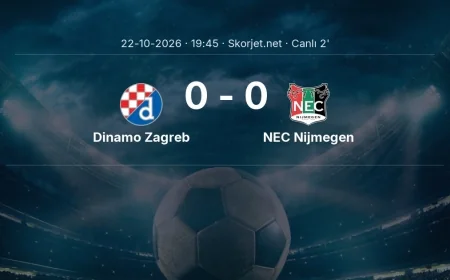 Dinamo Zagreb - NEC Nijmegen maçı başladı | Avrupa Ligi