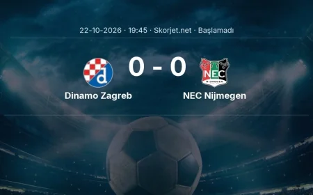 Avrupa Ligi: Dinamo Zagreb - NEC Nijmegen kadro ve maç öncesi