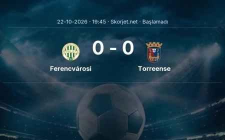 Ferencvárosi - Torreense maçı ne zaman, saat kaçta? | Avrupa Ligi