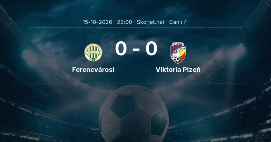 Ferencvárosi - Viktoria Plzeň maçı başladı | Avrupa Ligi