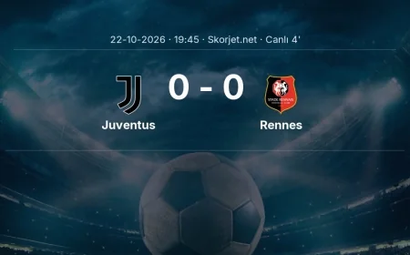 Juventus - Rennes maçı başladı | Avrupa Ligi