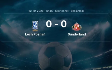Avrupa Ligi: Lech Poznań - Sunderland kadro ve maç öncesi