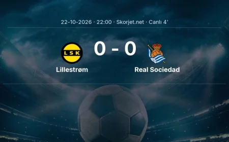 Lillestrøm - Real Sociedad maçı başladı | Avrupa Ligi