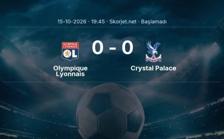 Olympique Lyonnais - Crystal Palace maçı ne zaman, saat kaçta? | Avrupa Ligi