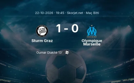 Sturm Graz 1-0 Olympique Marseille - maç özeti | Avrupa Ligi