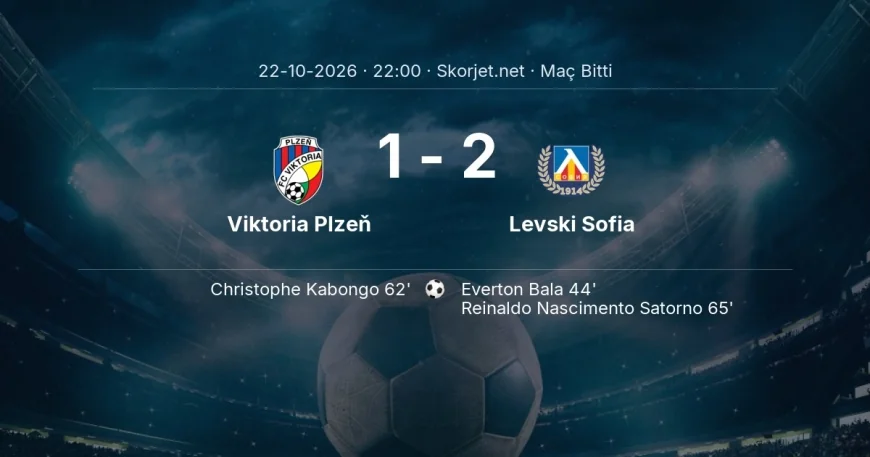 Avrupa Ligi | Viktoria Plzeň 1-2 Levski Sofia sonucu