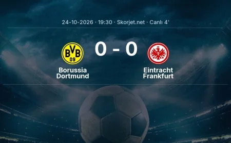 MAÇ BAŞLADI | Borussia Dortmund - Eintracht Frankfurt
