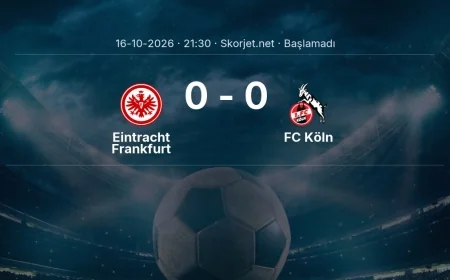 Bundesliga: Eintracht Frankfurt - FC Köln kadro ve maç öncesi