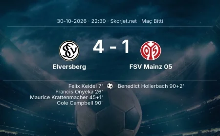 Elversberg 4-1 FSV Mainz 05 - maç özeti | Bundesliga