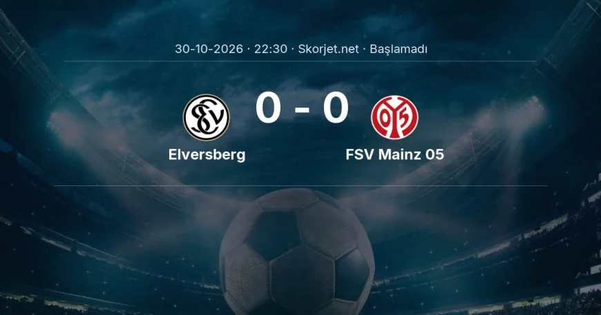 Bundesliga: Elversberg - FSV Mainz 05 kadro ve maç öncesi