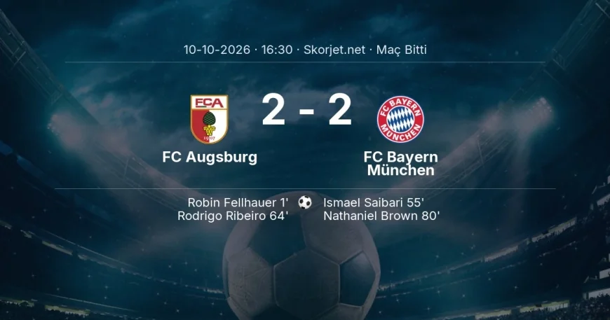Bundesliga | FC Augsburg 2-2 FC Bayern München sonucu
