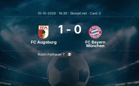 Bundesliga: FC Augsburg - FC Bayern München maçı başladı