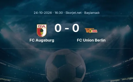 Bundesliga: FC Augsburg - FC Union Berlin kadro ve maç öncesi