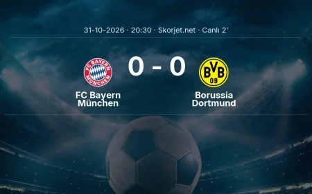 MAÇ BAŞLADI | FC Bayern München - Borussia Dortmund