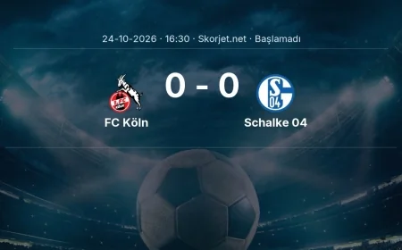 FC Köln - Schalke 04 maçı ne zaman, saat kaçta? | Bundesliga