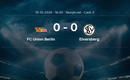 MAÇ BAŞLADI | FC Union Berlin - Elversberg