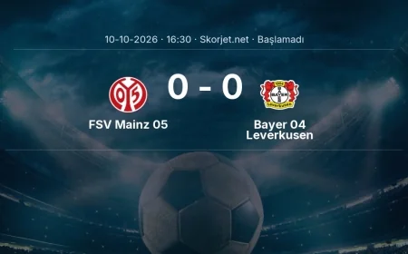 Bundesliga: FSV Mainz 05 - Bayer 04 Leverkusen kadro ve maç öncesi