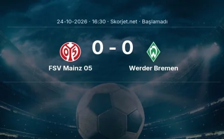 FSV Mainz 05 - Werder Bremen muhtemel ilk 11'ler | Bundesliga