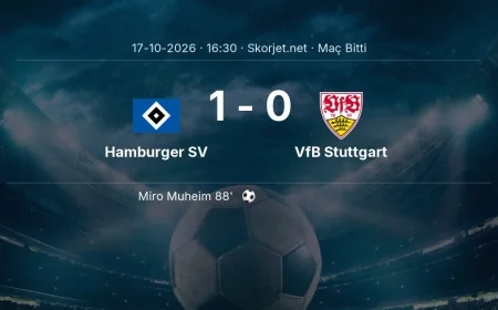 Hamburger SV 1-0 VfB Stuttgart - maç özeti | Bundesliga