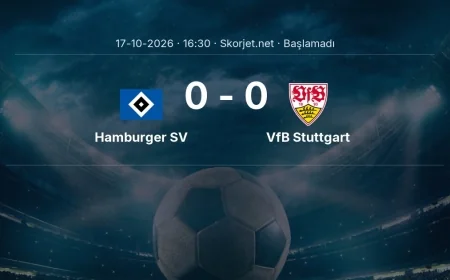 Bundesliga: Hamburger SV - VfB Stuttgart kadro ve maç öncesi