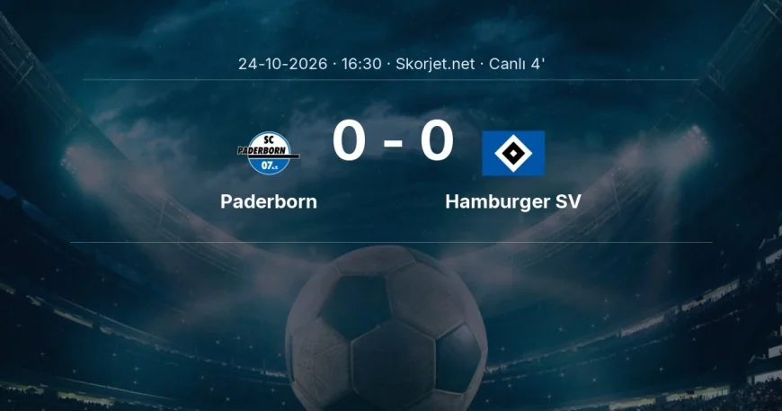 Paderborn - Hamburger SV maçı başladı | Bundesliga