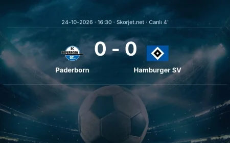 Paderborn - Hamburger SV maçı başladı | Bundesliga