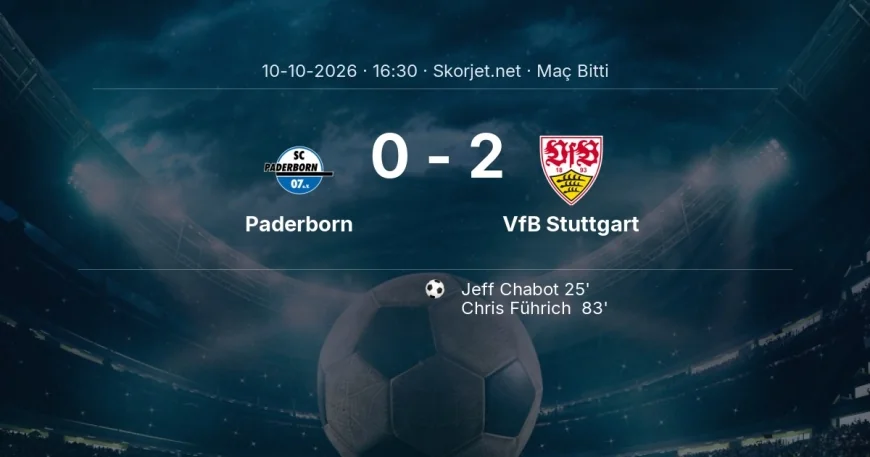 Paderborn 0-2 VfB Stuttgart - maç özeti | Bundesliga
