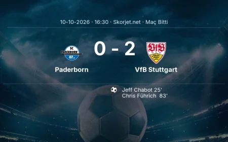 Paderborn 0-2 VfB Stuttgart - maç özeti | Bundesliga