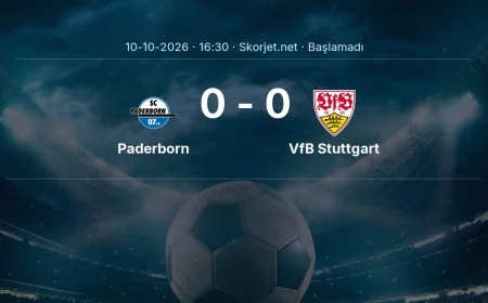 Bundesliga: Paderborn - VfB Stuttgart kadro ve maç öncesi