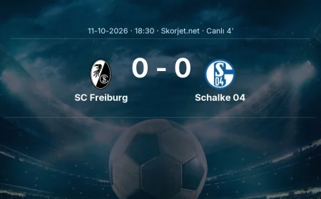 MAÇ BAŞLADI | SC Freiburg - Schalke 04
