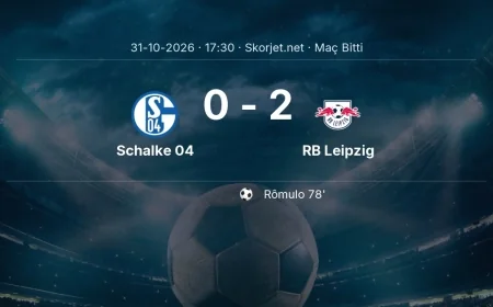 Bundesliga | Schalke 04 0-2 RB Leipzig sonucu