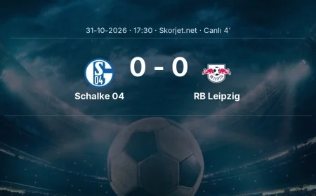 Bundesliga: Schalke 04 - RB Leipzig maçı başladı