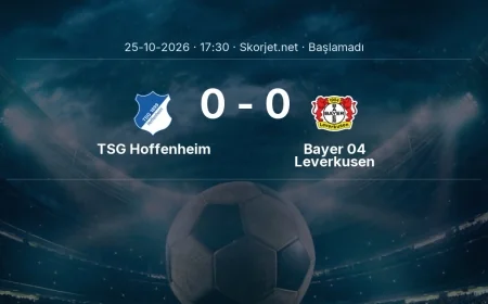 TSG Hoffenheim - Bayer 04 Leverkusen muhtemel ilk 11'ler | Bundesliga