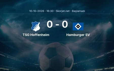Bundesliga: TSG Hoffenheim - Hamburger SV kadro ve maç öncesi
