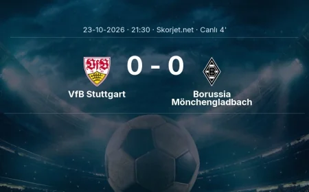VfB Stuttgart - Borussia Mönchengladbach maçı başladı | Bundesliga