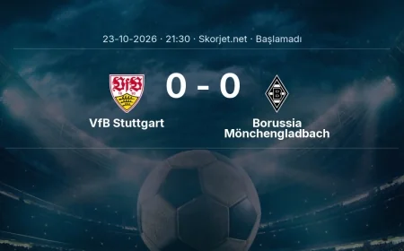 Bundesliga: VfB Stuttgart - Borussia Mönchengladbach kadro ve maç öncesi