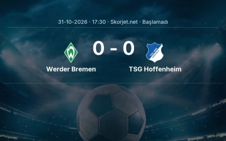 Werder Bremen - TSG Hoffenheim muhtemel ilk 11'ler | Bundesliga