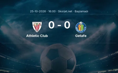 La Liga: Athletic Club - Getafe kadro ve maç öncesi