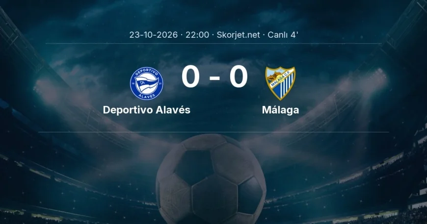 La Liga: Deportivo Alavés - Málaga maçı başladı