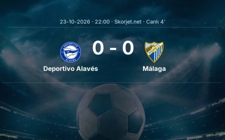 La Liga: Deportivo Alavés - Málaga maçı başladı
