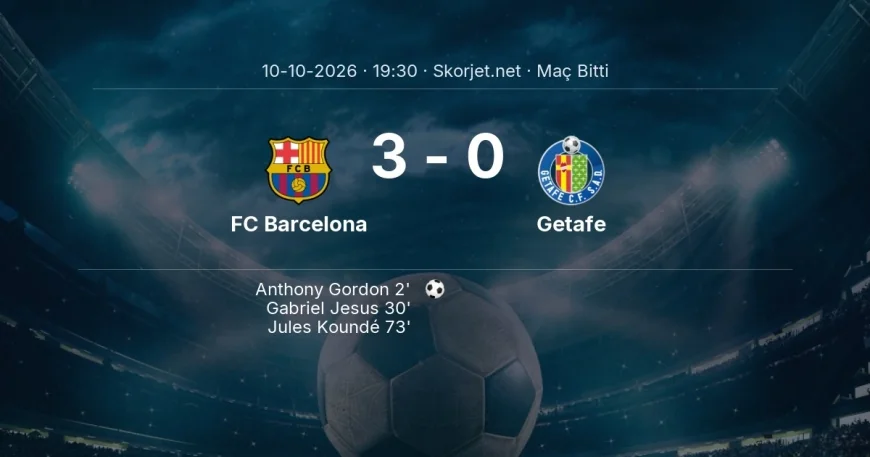 FC Barcelona 3-0 Getafe - maç özeti | La Liga