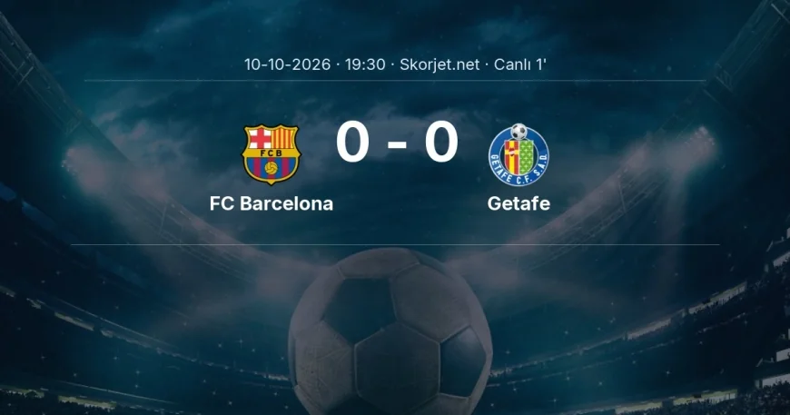FC Barcelona - Getafe maçı başladı | La Liga
