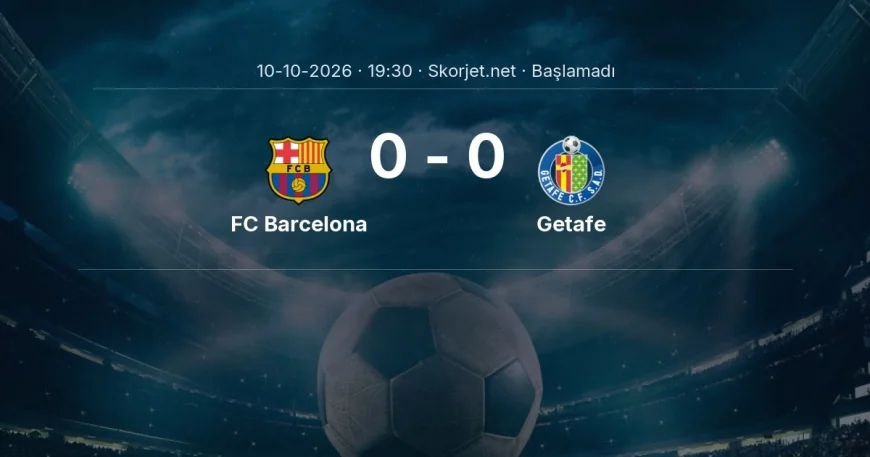 La Liga: FC Barcelona - Getafe kadro ve maç öncesi